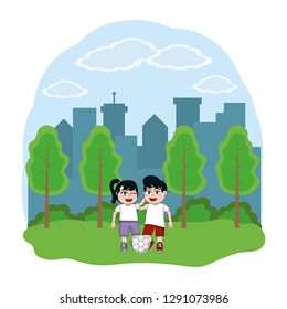cute children cartoon