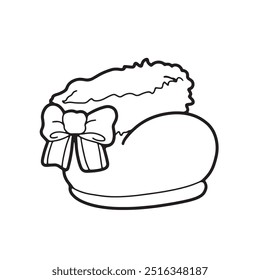 Cute children Christmas Cute hand drawn Elements Illustration cards