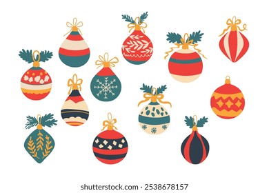 Cute children Christmas Cute hand drawn Elements Illustration cards