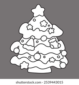 Cute children Christmas Cute hand drawn Elements Illustration cards