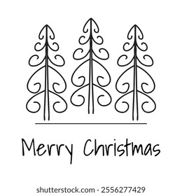 Cute children Christmas Cute hand drawn Elements Illustration cards