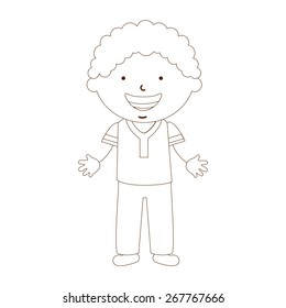 cute children design, vector illustration eps10 graphic 