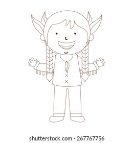 cute children design, vector illustration eps10 graphic 