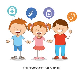 cute children design, vector illustration eps10 graphic 