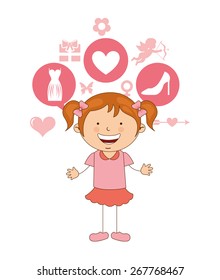 cute children design, vector illustration eps10 graphic 