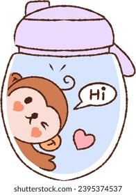 Cute children drinking bottle designs