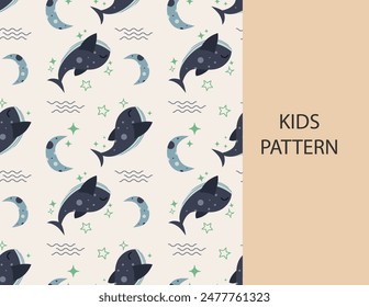 cute children pattern. cute cartoon pattern. cute seamless pattern design