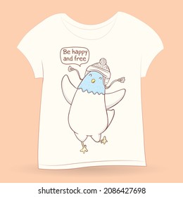 Cute children t shirt design