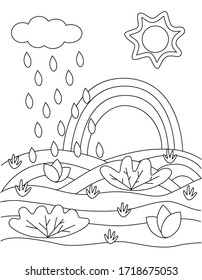 Download Rainbow Colouring Book Images Stock Photos Vectors Shutterstock