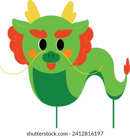 Cute Chinese dragon Balloon Cartoon for Lunar new year
