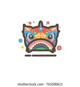 Cute Chinese dragon icon