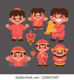 Cute Chinese New Year Element Collection