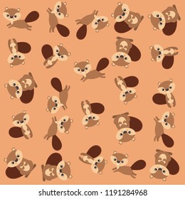 cute chipmunk pattern background