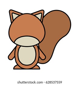 cute chipmunk woodland animal