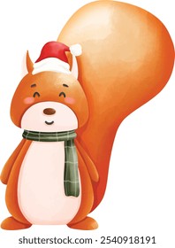 caixa de texto bonito animal de natal.