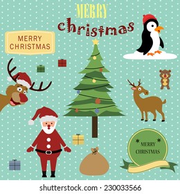 Cute christmas background