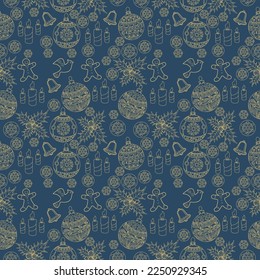 Cute Christmas background for wallpaper, gift paper, pattern fills, textile, greetings cards.
