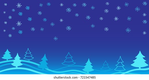 Cute Christmas banner. 