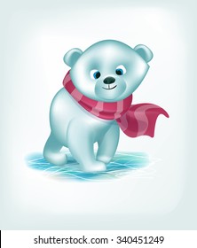 cute christmas bear card
