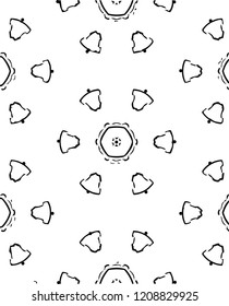 Cute christmas bell decorative vector pattern joyful design for many creative ideas