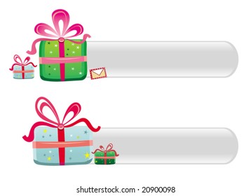 Botones de Navidad.