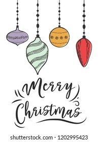 cute christmas card, illustration in vector format