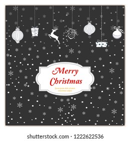 Cute Christmas cards vector