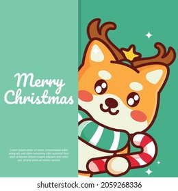 Cute Christmas Cards Vector template