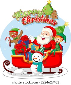 Icono de caracteres de Navidad curados, ilustración aislada