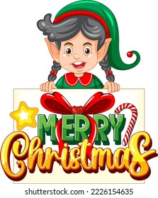 Icono de caracteres de Navidad curados, ilustración aislada
