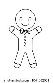 cute christmas cookie icon