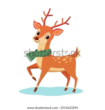 Similar – Image, Stock Photo red roe deer in the grass