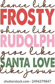 La tipografía de diseño de Navidades lindas