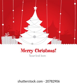 Cute christmas design. vector