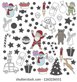 Cute christmas doodles 