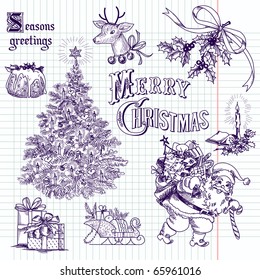 Cuidados garabatos de Navidad