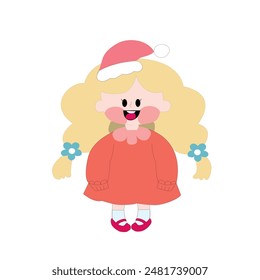 Lindo elemento de Navidades, Vector de Navidades encantadoras 