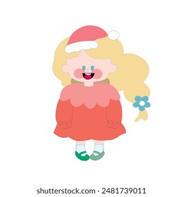 Cute Christmas element , lovely Christmas vector 