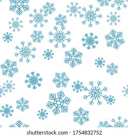 Cute christmas elements seamless pattern background