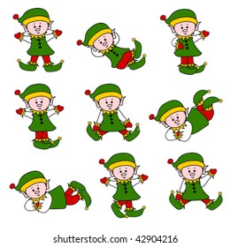 Cute Christmas Elf Set