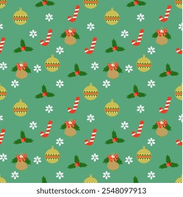 Cute Christmas festival pattern,Christmas symbol pattern for background.