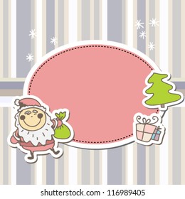 Cute christmas frame