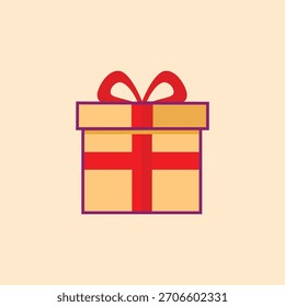 Icono lindo del regalo de Navidad