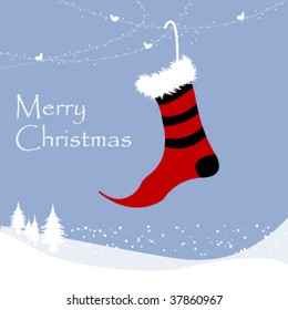 Cute Christmas greeting card