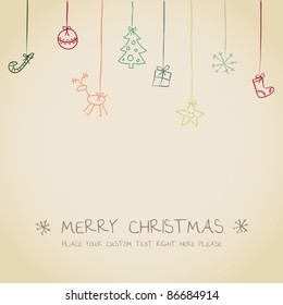 cute Christmas invitation card