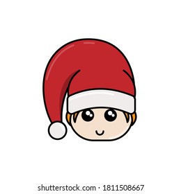 Cute Christmas mascot vector design