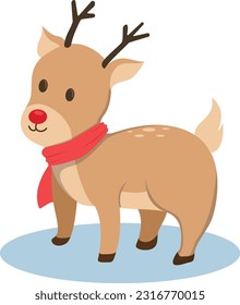 Cute Christmas object vector illustration