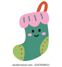 Cute Christmas Ornament Sock Tree Decoration