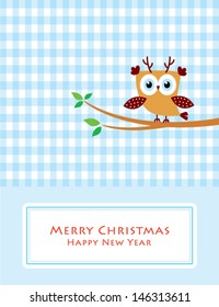 cute christmas owl