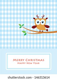 cute christmas owl